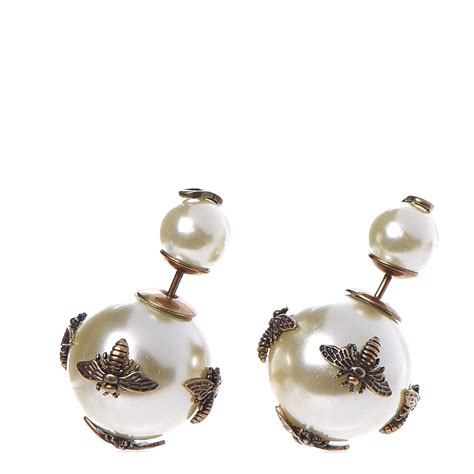 dior pearl earring dupe|dior tribal bee earrings.